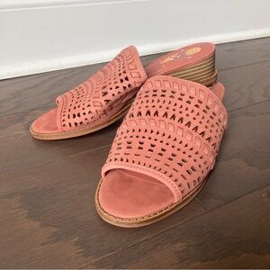 Vince Camuto Rallema Leather Wedge Open-Toe Sandals
